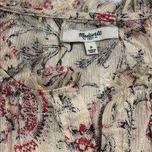 Madewell Tops - Madewell • shirred popover in turkish garden Madewell Tops - Madewell • shirred popover in turkish garden